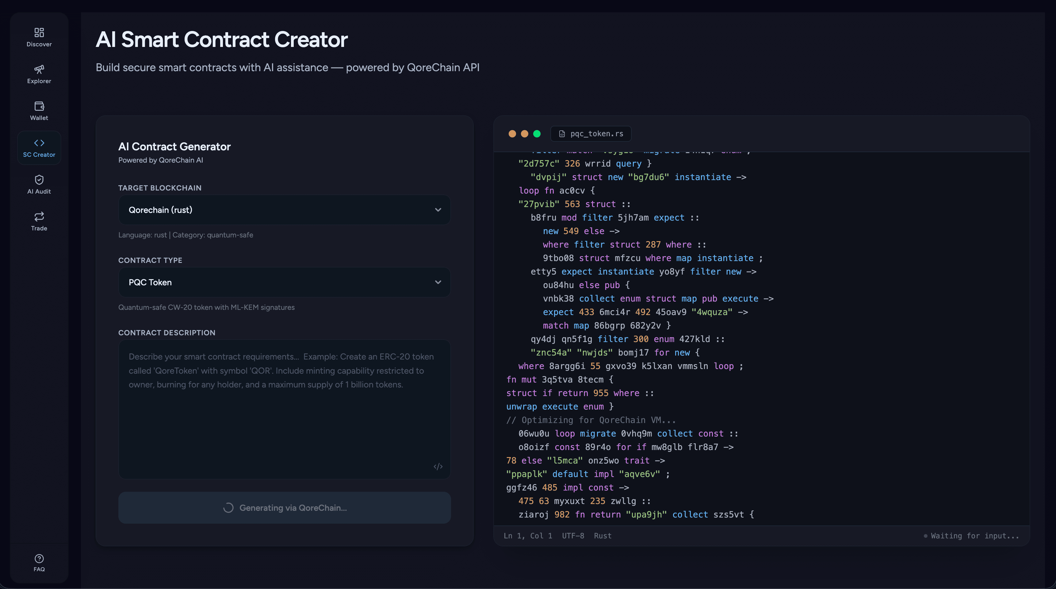 AI Smart Contract Creator